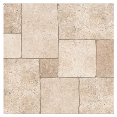 Gresie exterior / interior antiderapanta Toscana Beige 60 x 60 cm mata portelanata rectificata tip piatra naturala