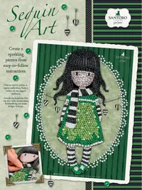 Set creativ KSG Crafts Sequin Art Gorjuss - Arta cu paiete, Esarfa