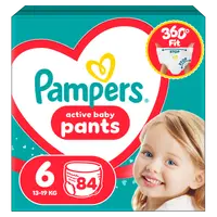 Scutece-chilotel Active Baby Pants Marimea 6 13 kg-19 kg, 84 bucati, Pampers
