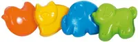 Forme pentru nisip Bigjigs - Animale, 4 bucati