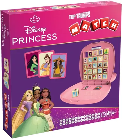 Joc de cărți și zaruri Top Trumps Match - Disney Princess