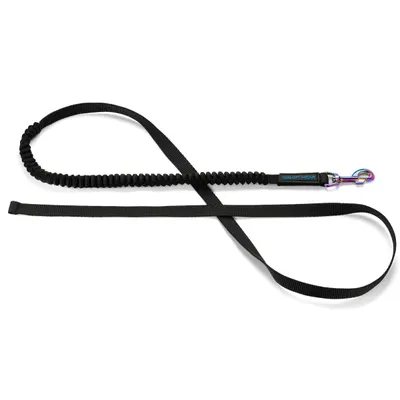 Lesă pentru cal cu amortizor – carabină curcubeu