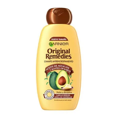 Șampon Anti-Frizz, Garnier, Original Remedies, păr creț, 300 ml