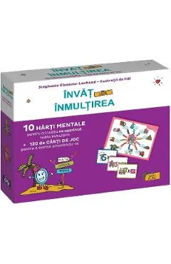 Invat usor inmultirea. 10 harti mentale