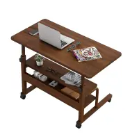 Masă reglabilă pentru laptop 60x40x(69-90) cm-Walnut