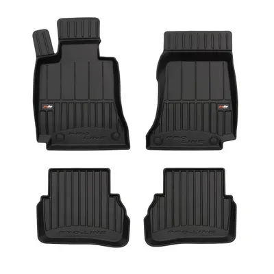 Set covorase cauciuc 4 piese proLine 3D, fata spate negru, potrivit MERCEDES C (W205) 12.13
