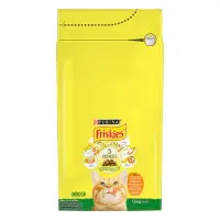 Hrana uscata pentru pisici Friskies Indoor cu pui legume 1,5 kg