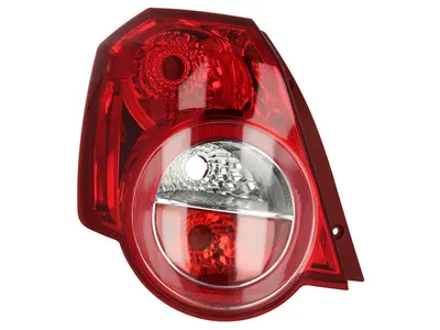 Stop tripla lampa spate stanga potrivit CHEVROLET AVEO HATCHBACK 2008-2011 - (Semnalizator alb, culoare sticla: rosu)