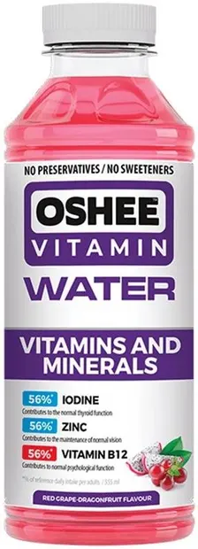 Apă cu vitamine și minerale, 555 ml, Oshee