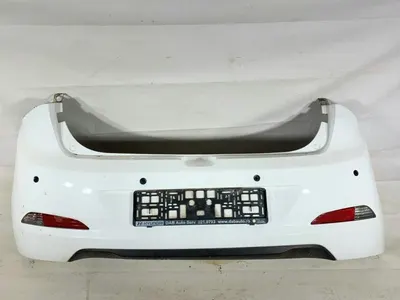 Bara spate completa cu senzori de parcare culoare alb - polar white(bms) Hyundai i20 2 (2014-2018)