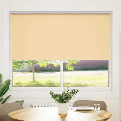 vidaXL Jaluzea opacă 164,4x175 cm, lățime material 160 cm, bej