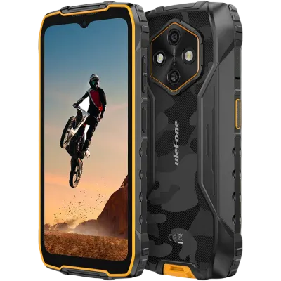 Telefon rugged Ulefone RugKing 4 Pro, 4G, 6.56 HD+, Octa-Core T7250, 8GB RAM, 256GB, NFC, 10000mAh, Android 15, Orange