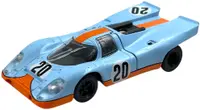 Model de colecționar NOREV Curse: Mașini - Porsche 917 #20, (1970) (Blue) Jet car (750067)