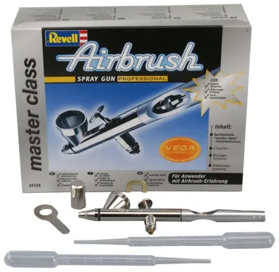 Kit profesional de vopsire cu aerograf Revell - Airbrush Spray Gun Professional Master Class