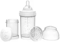 Sticla pentru copii impotriva colicilor Twistshake Anti-Colic Pastel - Alb, 180 ml