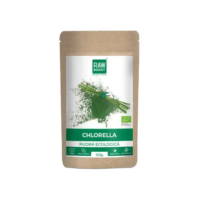 Chlorella Pudră ECO - Regenerare, Detoxifiere | Rawboost