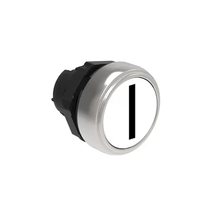 Push Buton , Diametru, With Symbol Ø22mm Platinum Series, Flush, I / White