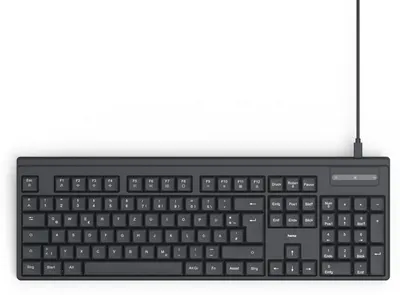 Tastatură cu fir HAMA – CK-100, neagră, USB-C