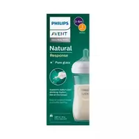 Biberon sticla pentru 3 - 6 luni Natural Response SCY933/01, 240ml, Philips Avent
