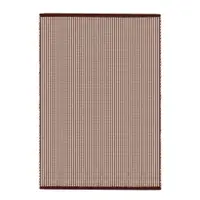Covor burgundy/în culoare naturală țesut manual din lână 140x200 cm Talo – noo.ma