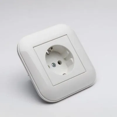 Priza Schuko Ovivo Loft ST Alb, 404-010301-217