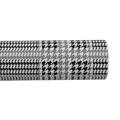 Hârtie ambalat cadouri tartan dungulițe albe