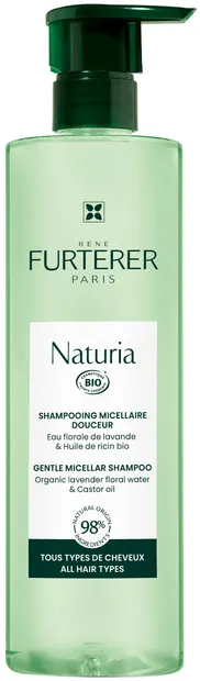 René Furterer Naturia Șampon micelar, 400 ml