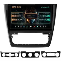 Navigatie Skoda Yeti, Android, V-Octacore 4GB RAM + 64GB ROM, 10.36 Inch - AD-BGV10004+AD-BGRKIT040