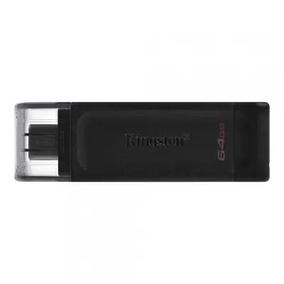 Memorie USB Kingston DataTraveler 70, 64 GB, USB 3.2, Negru