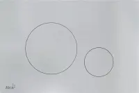 Clapeta de Actionare Alcaplast FLAT-TURN-INOX