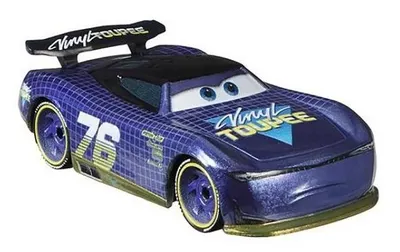 Mașinuță metalică Disney Pixar Cars - Will Rusch, 1:55, violet