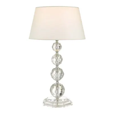 Veioza Bedelia Table Lamp Polished Chrome Acrylic With Shade