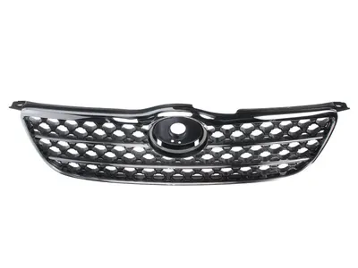 Grila radiator potrivit TOYOTA COROLLA 1.4-2.0D 2001-2008 - (pentru caroserie break; salon, crom/gri)