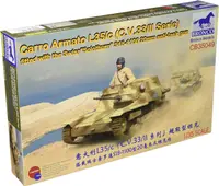 Model asamblabil Bronco Models Militar: Tancuri - Tanc italian Carro Armato L35/c (C.V.33/II Serie)