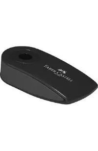 Radiera Sleeve Mini Harmony: Negru. Faber Castell