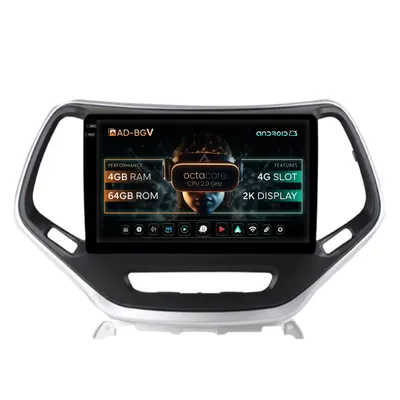 Navigatie Jeep Grand Cherokee (2015+), Android, V-Octacore 4GB RAM + 64GB ROM, 10.36 Inch - AD-BGV100042k+AD-BGRKIT285