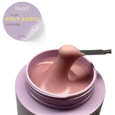 Poly Acryl Satin Pink Macks 15gr - PA-DRP-15