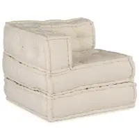vidaXL Unitate de canapea modulară Țesătură Crem 210 x 70 x 56 cm