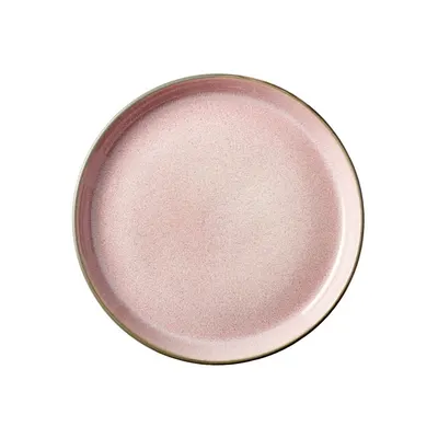 Farfurie roz/gri pentru desert din gresie ø 17 cm Gastro Grey/Light Pink – Bitz
