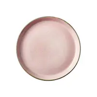 Farfurie roz/gri pentru desert din gresie ø 17 cm Gastro Grey/Light Pink – Bitz