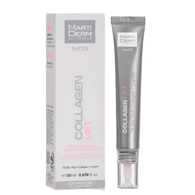 Gel fluid efect lifting cu colagen si lupeol Shots Collagen Lift, Martiderm | 20 ml