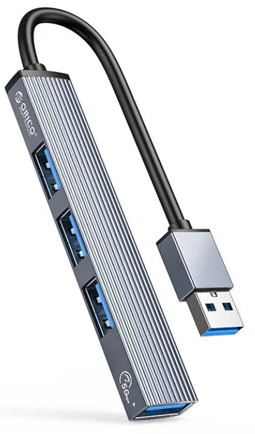 Hub Orico - AH-A13-GY, 4 porturi, USB-A, gri