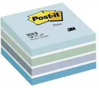 Notite autoadezive Post-it - Blue, 7.6 x 7.6 cm, 450 file