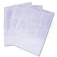 Etichete autoadezive pentru marcaj J6 (1buc Coala A4) TSKAJ6-1120 40×(11-12-13-14-15-16-17-18-19-20)