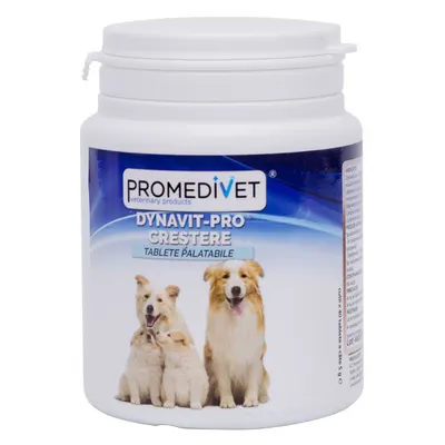 Dynavit-Pro Crestere, supliment pentru caini in crestere sau femele gestante, 40 tablete