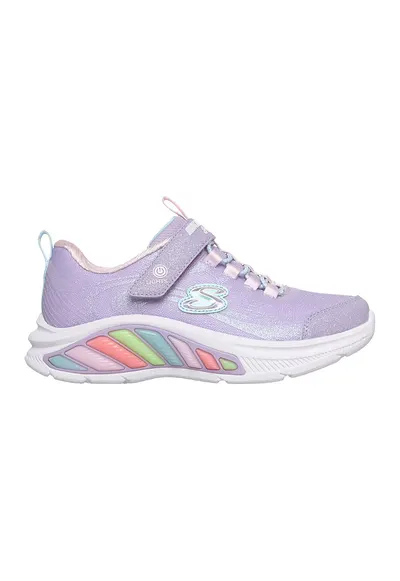Pantofi sport cu LED Rainbow Cruisers - Glitzy Glo - Albastru glaciar/Ametist