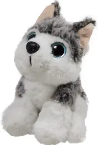 Jucărie de pluș Amek Toys - Mini Husky, 14 cm