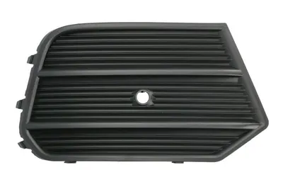 Grila ventilatie bara protectie fata dreapta potrivit AUDI Q3 8U 2015-2018 - (cu orificii senzor parcare, negru)