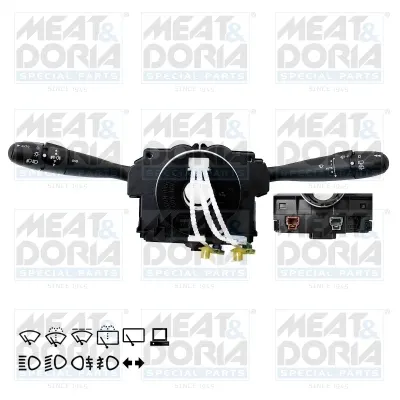 Comutator coloana directie (control computer; Indicatorii; lumini; stergatoare) potrivit CITROEN C5 I, C5 II; PEUGEOT 206, 206+, 307, 307 KOMBI 08.00-