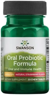Oral Probiotic Formula, 30 comprimate masticabile, Swanson